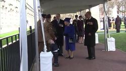 Toddler Has Tantrum Whilst Meeting the Quee News Clip