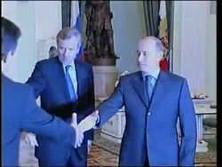 Putin meets NATO secretary-general News Clip