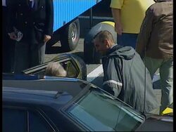 Former Bosnian Serb president leaves N'lands on bail. News Clip