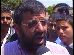 WRAP: Adds shots of Arafat praying to Hamas celebrations News Clip