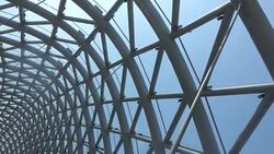 The Bridge of Peace ,Tblisi Stock Footage