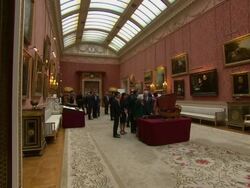 Duke and Duchess Of Cambridge Join The Queen In Welcoming The President of Singapore News Clip