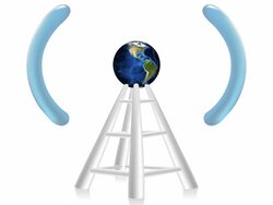 Global Connection Concept Loop Stock Footage