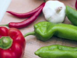 Vegetables ready to be cook Stock Footage