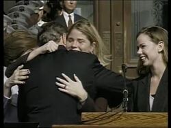 USA: AUSTIN: GEORGE W BUSH SWORN IN AS GOVERNOR OF TEXAS News Clip