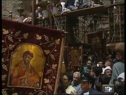 JERUSALEM: GREEK ORTHODOX EASTER CEREMONY OF HOLY FIRE News Clip