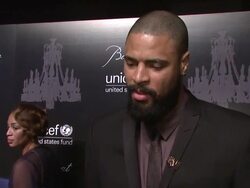 INTERVIEW - Tyson Chandler jokes that he checks on the giant UNICEF snowflake he lit in November, On his work as a UNICEF ambassador, on what has been most meaningful so far, On tonight's honorees Stock Footage