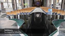 England, Salisbury cathedral Stock Footage