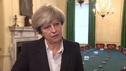 Theresa May defends herself against criticism regarding cuts to police funding News Clip