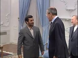 Russian Foreign Minister Lavrov meets Ahmadinejad News Clip