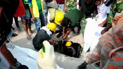 CLEAN : Survivor located 100 hours after News Clip