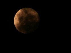 HD: full moon in a cloudy night Stock Footage