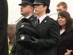 CLEAN: Northern Ireland buries slain policeman      News Clip