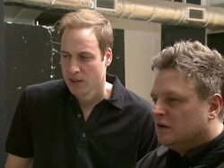 Prince William turns photographer to help homelessness. Stock Footage