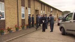 Prince William attends a reception to mark the 60th anniversary of the Battle of Britain Memorial Flight News Clip