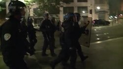 CLEAN : France arrests dozens after unrest over Algeria qualification News Clip