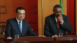 CLEAN : Chinas premier Li Keqiang begins first Africa trip News Clip