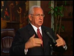 Interim president on talks; ousted president says sent letter to Obama News Clip