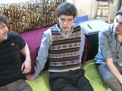 Friendly Fires Interview (clip 4) Stock Footage