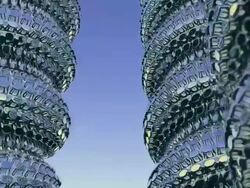 Giant drills... Stock Footage