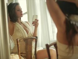 Glamour selfie Stock Footage