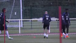 CLEAN : ARCHIVES: Umtiti replaces Mathieu as France injury crisis mounts News Clip