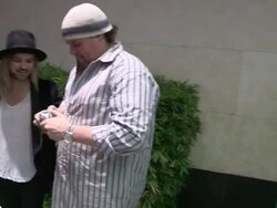 Carolina Liar meets fans at the Renaissance Hotel Stock Footage