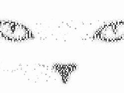 CATFACE : modern halftone style (TRANSITION) Stock Footage