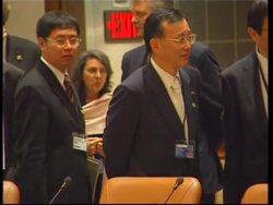 WRAP Arrivals, Brown says world economy strengthened News Clip