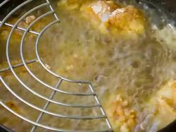 Fried Chicken Stock Footage