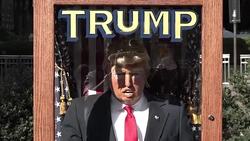 CLEAN : All Seeing Trump makes mysterious New York appearances News Clip