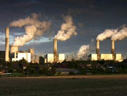PAL: big power plant Stock Footage