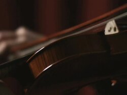 woman playing the violin Stock Footage