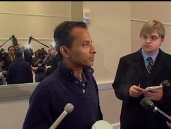 Rejoicing in safe return, US crew tells of harrowing pirate showdown and how they got away. News Clip