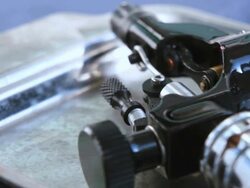 tattoo gun on metal tray Stock Footage