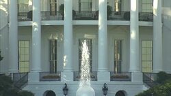 White House from the South Lawn News Clip