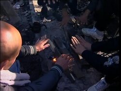 Migrants comment on razing of camp by French authorities News Clip