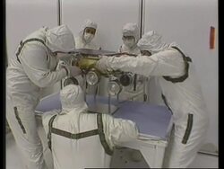 USA: PLANS FOR 2 UNMANNED MISSIONS TO PLANET MARS BY YEAR 1997 / 98 News Clip