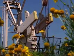 Methane or Oil Well Stock Footage