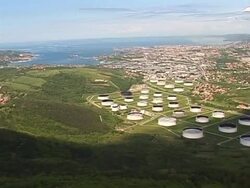 Nature in summer from air Stock Footage