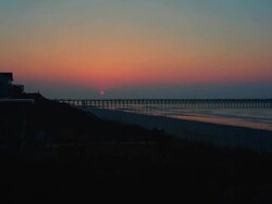 Vacation homes on Topsail Island - NC Outer Banks Stock Footage