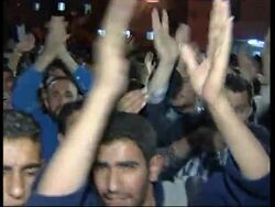Protest outside hospital after Rantisi assasination, more injured News Clip
