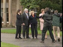 NORTHERN IRELAND: BELFAST: US SENATOR EDWARD KENNEDY VISIT News Clip