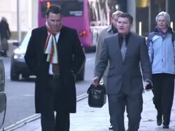 Ricky Hatton Court Arrival News Clip