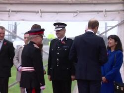 William and Kate on visit to Pembroke Oil Refinery News Clip