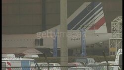 ATC & Air France Planes in Hanger at CDG Airport News Clip