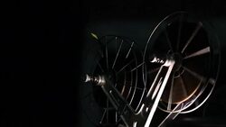 Movie Film projector Stock Footage