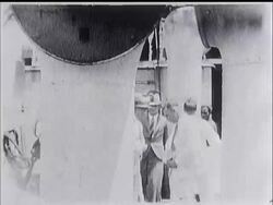 Girl Pat's Skipper Comes Home. News Clip