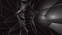 Black Low Poly Abstract Background. Seamlessly Loopable. Stock Footage