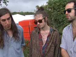 INTERVIEW: Crystal Fighters on touring around Europe  Stock Footage